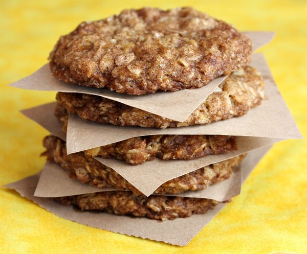 Paper Bag Oatmeal Cookies