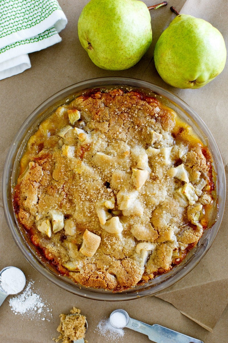 Paper Bag Pear Pie