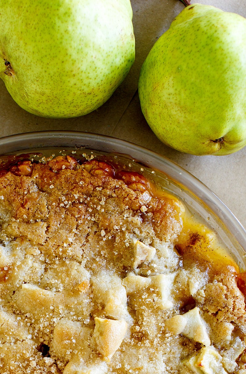 Paper Bag Pear Pie