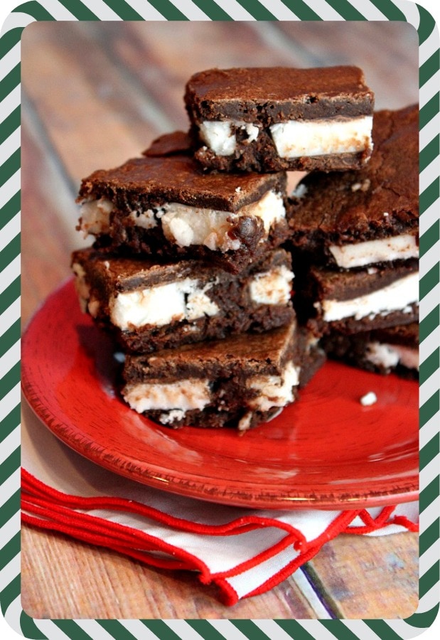 Peppermint Brownies - RecipeGirl.com