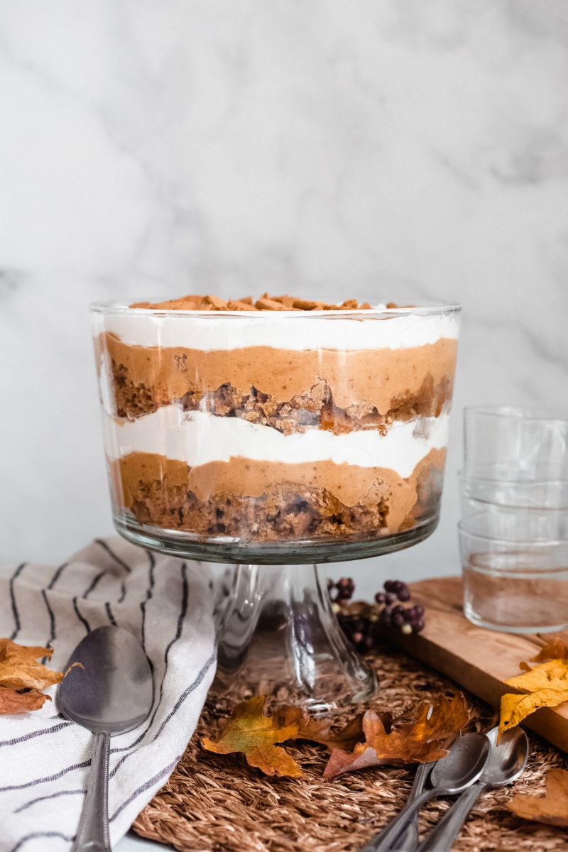 Pumpkin Gingerbread Trifle