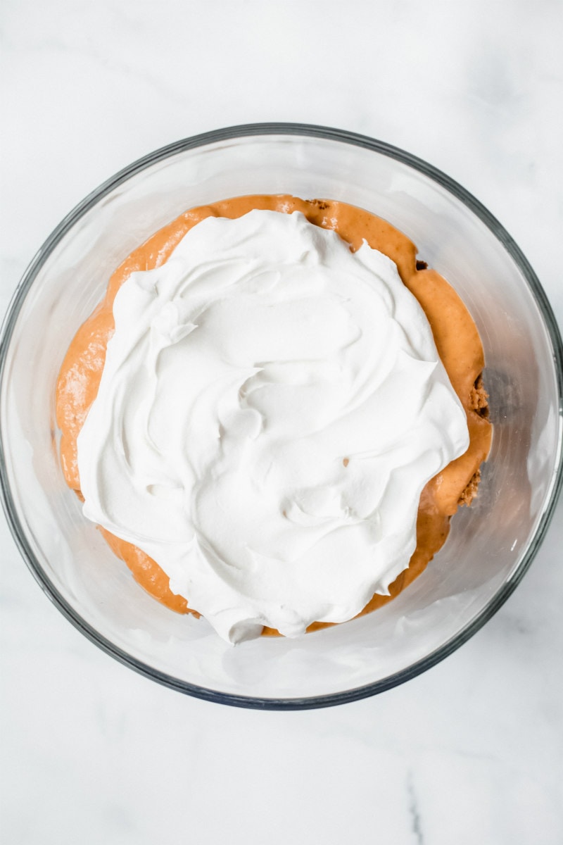 Layering Pumpkin Gingerbread Trifle