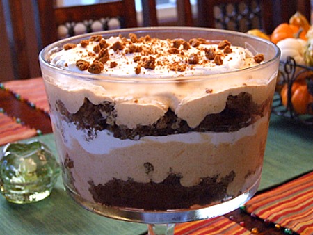 Pumpkin Gingerbread Trifle