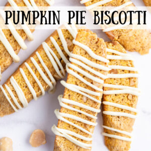 pinterest image for pumpkin pie biscotti
