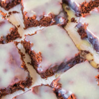 quintuple chocolate brownies cut