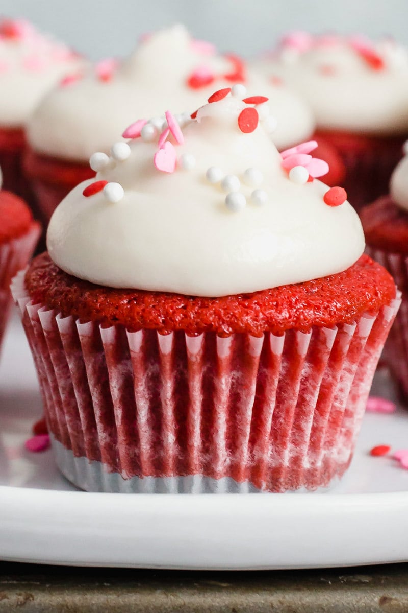 Red Velvet Cupcakes with Buttercream Frosting