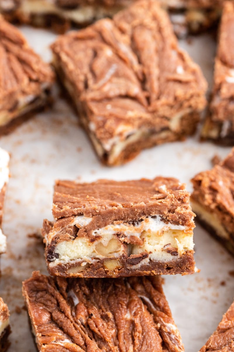 rocky road fudge bars