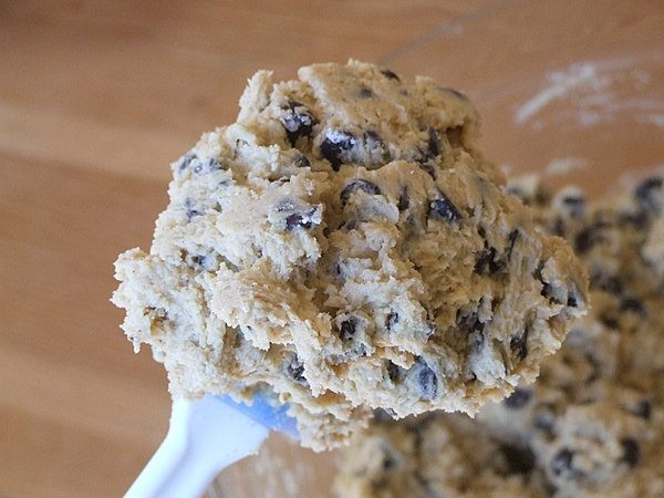 Cookie Dough for Secret Ingredient Chocolate Chip Cookies 