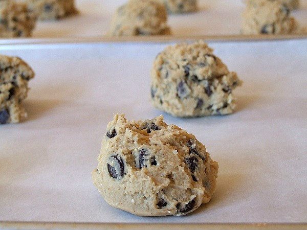 Cookie Dough for Secret Ingredient Chocolate Chip Cookies 