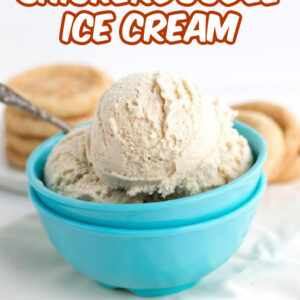 pinterest image for snickerdoodle ice cream