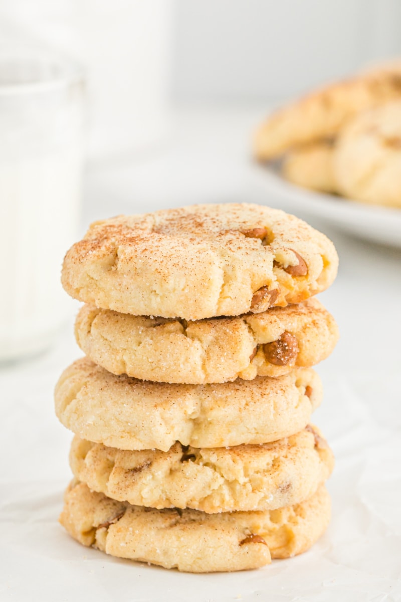 stack of superdoodles cookies