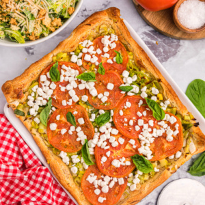 tomato and goat cheese tart