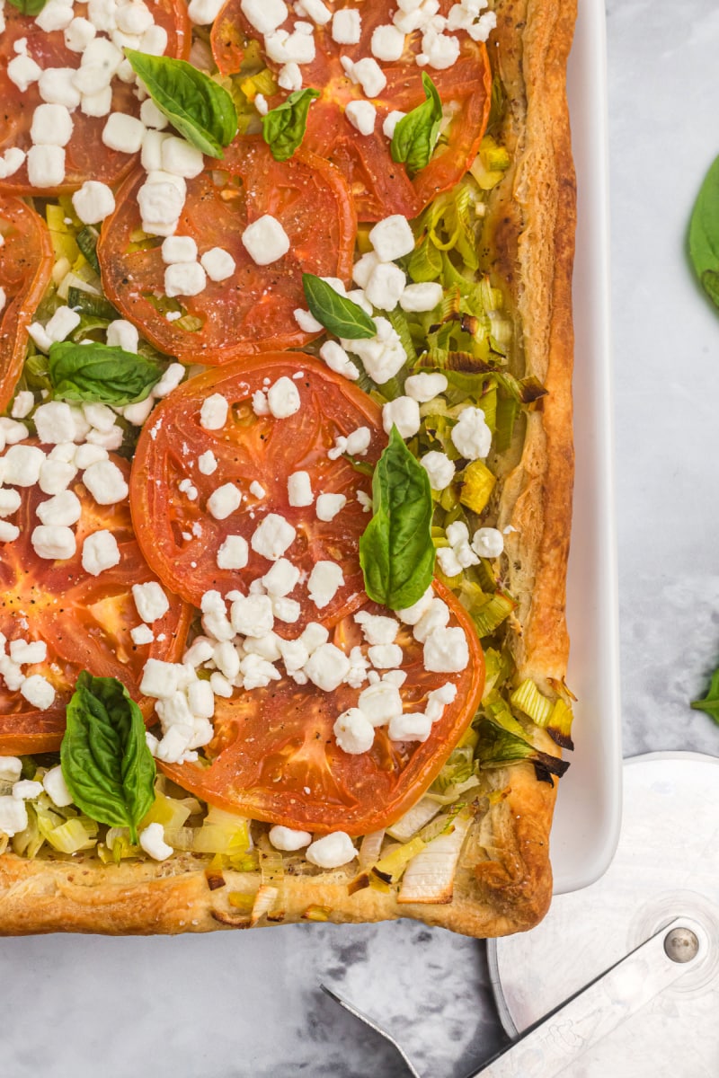 tomato and goat cheese tart 