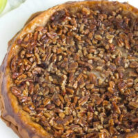 upside down apple pecan pie