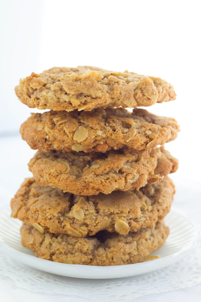 Stack of Grandma's Oatmeal Cookies