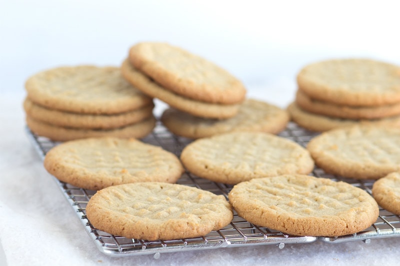 Great Grandma's Peanut Butter Cookies recipe from RecipeGirl.com #great #grandma #grandma's #grandmas #peanut #butter #peanutbutter #PB #best #easy #cookie #cookies #recipe Great Grandma's Peanut Butter Cookies