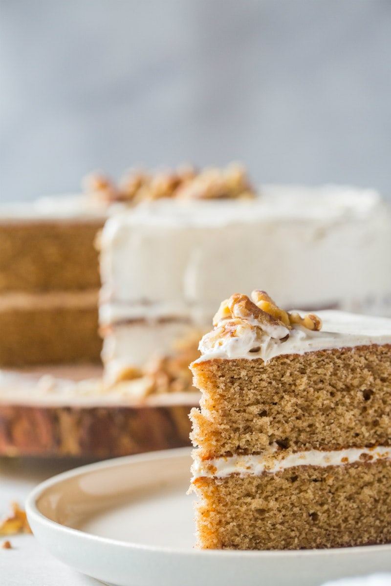 slice of spice cake