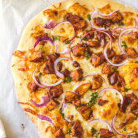 barbecued chicken pizza