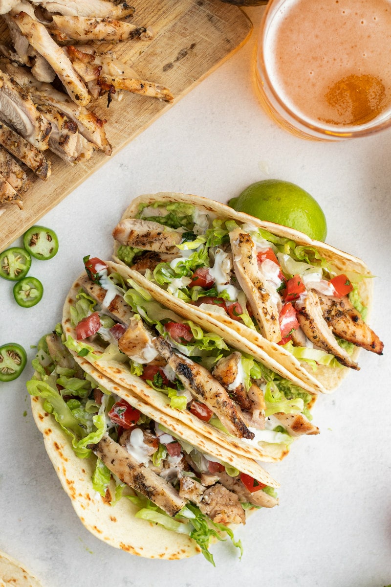 Mexican Marinaded Chicken … SERVED WITH Taco Tay's TAYter Oles