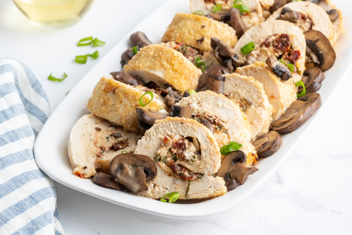 Chicken Breasts Stuffed with Goat Cheese and Sun-Dried Tomatoes