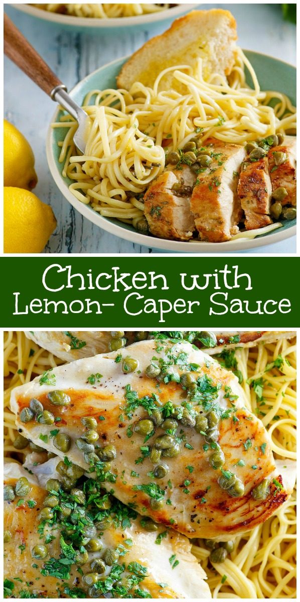 Chicken with Lemon Caper Sauce Recipe Girl