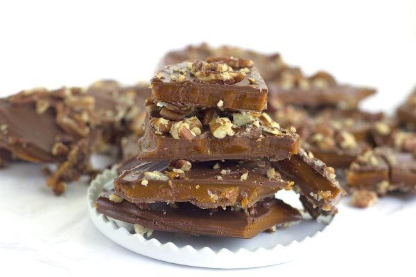 Classic Chocolate Toffee recipe by RecipeGirl.com