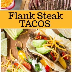flank steak tacos
