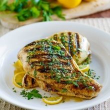 Grilled Lemon Mustard Chicken