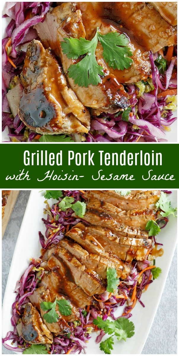 Grilled Pork Tenderloin with Hoisin Sesame Sauce Recipe Girl