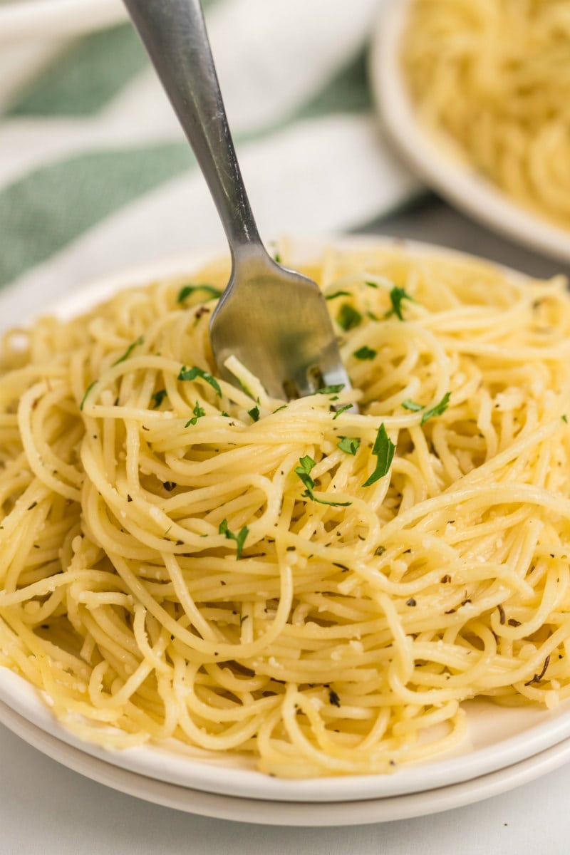 Honey Garlic Angel Hair Pasta Recipe Girl