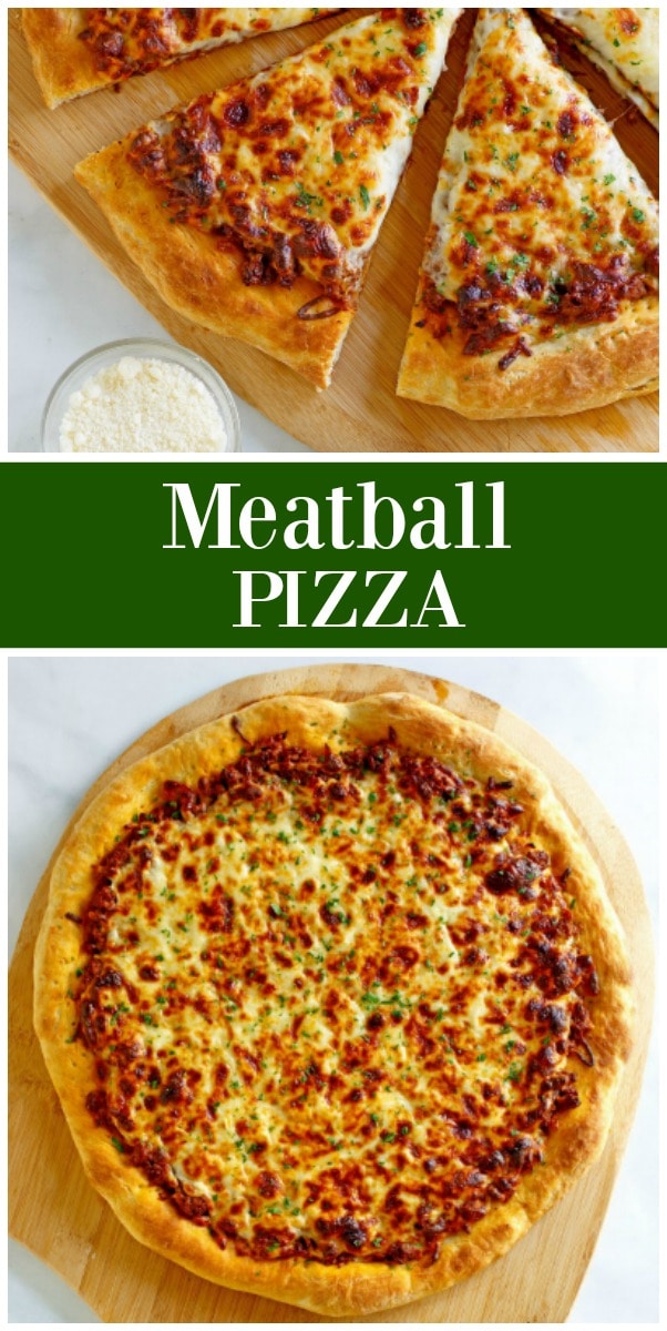 meatball pizza