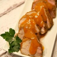 Pork Tenderloin with Apricot Ginger Sauce