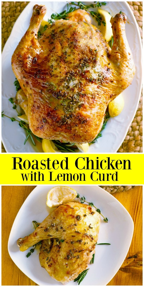 roasted chicken with lemon curd