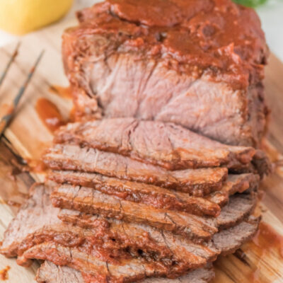 sicilian pot roast cut into slices