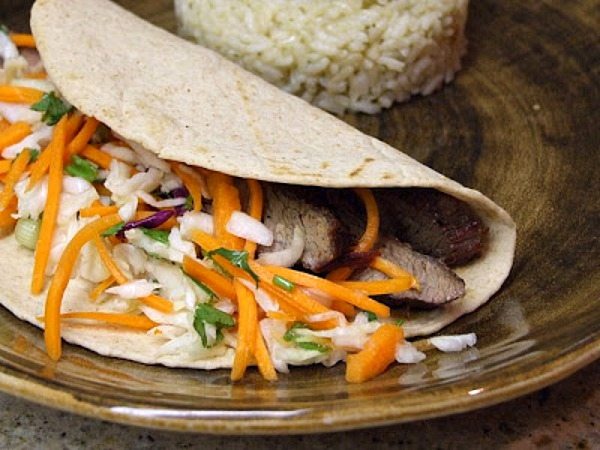 Thai Beef Tacos