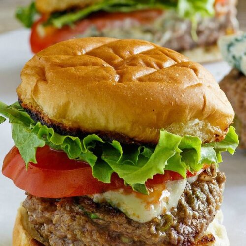 Blue Cheese Burgers Recipe Girl