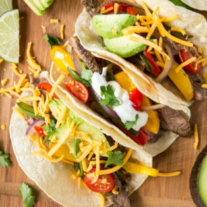 flank steak tacos