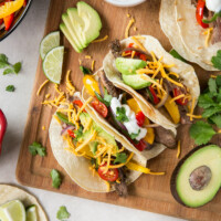 flank steak tacos