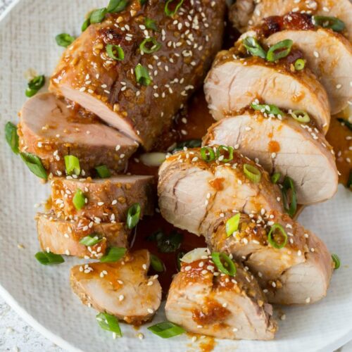 Ginger Glazed Pork Tenderloin Recipe Girl