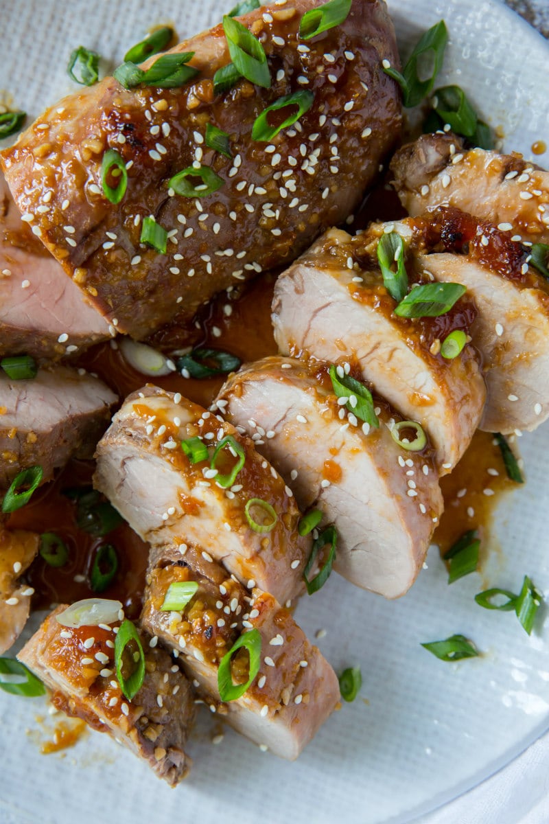 ginger glazed pork tenderloin