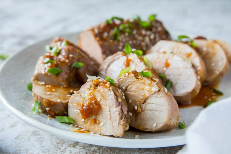 ginger glazed pork tenderloin