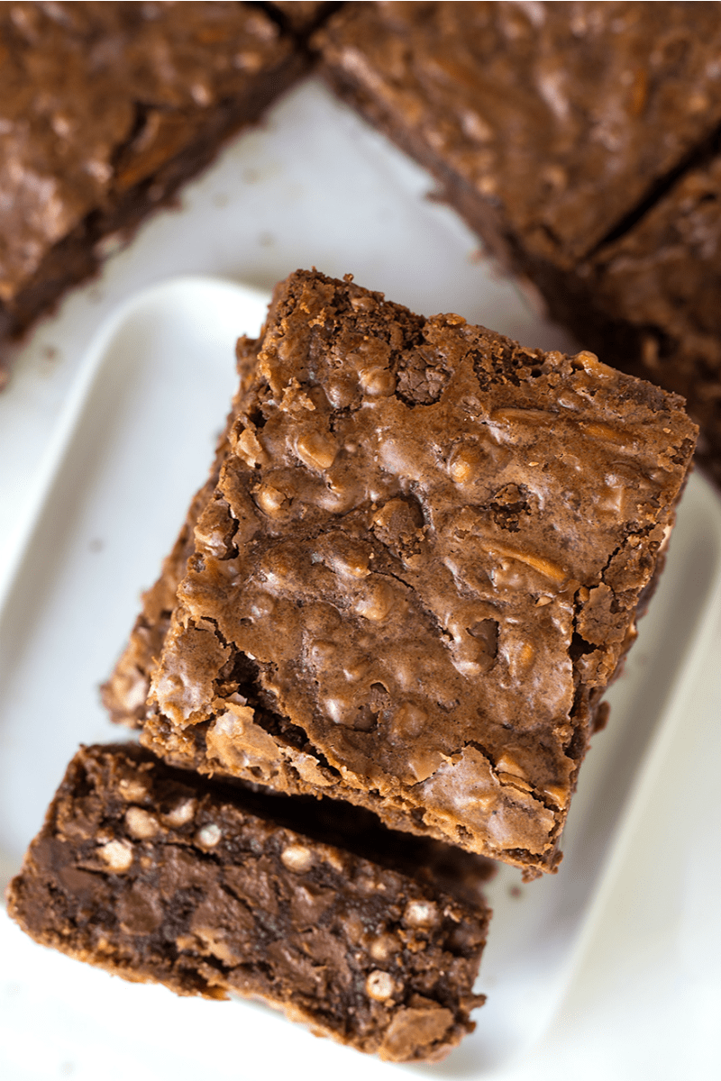 Pretzel Toffee Chip Brownies