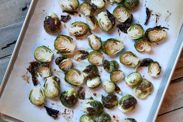 Glazed Brussels Sprouts recipe - from RecipeGirl.com