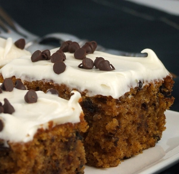 Chocolate Chip Pumpkin Spice Bars