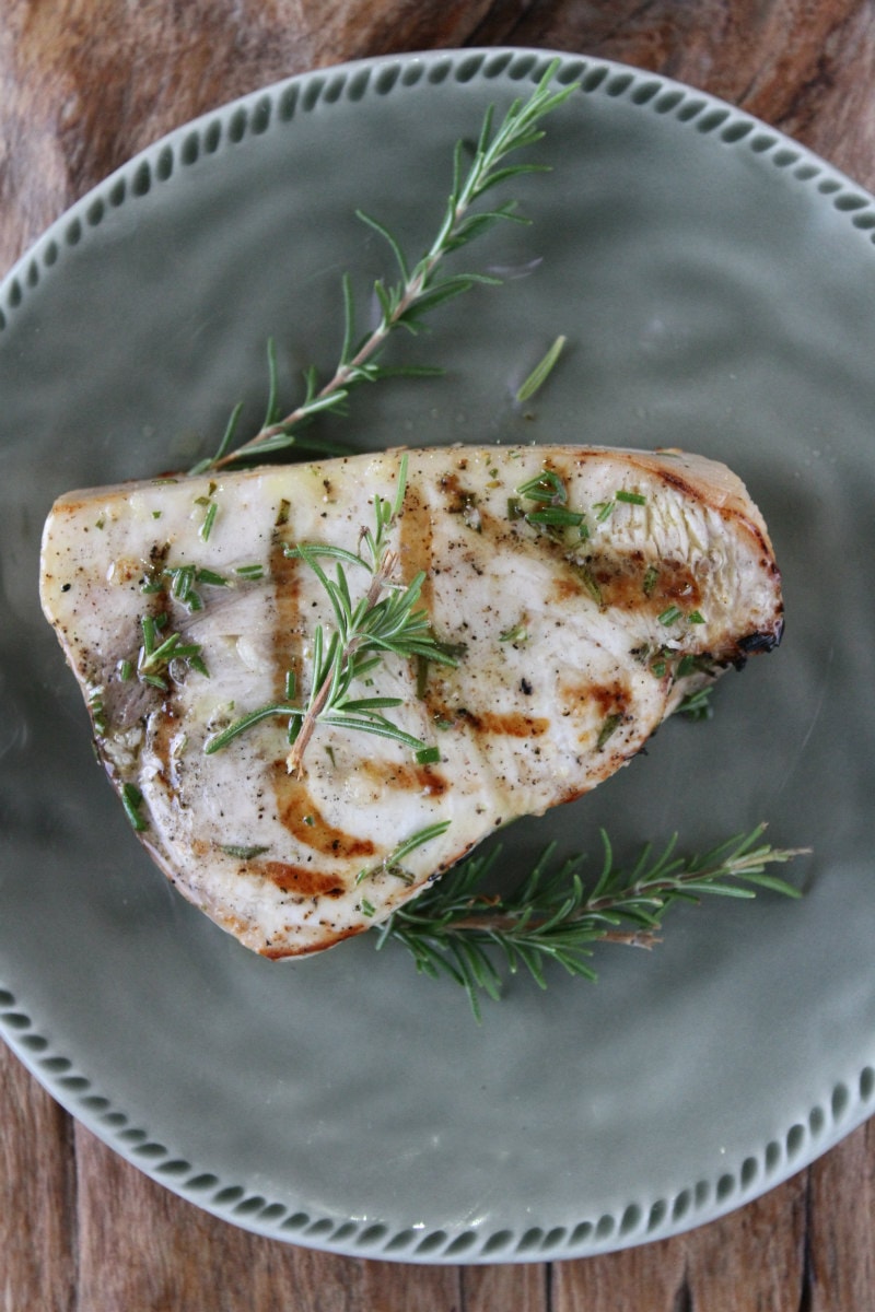 Grilled Swordfish with Rosemary