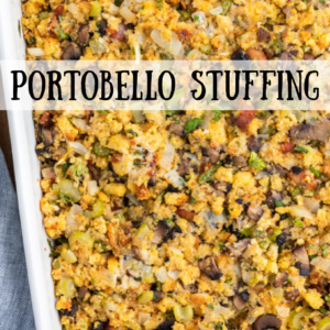 pinterest image for portobello stuffing