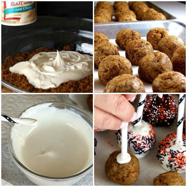 How do you make Pumpkin Cake Pops?