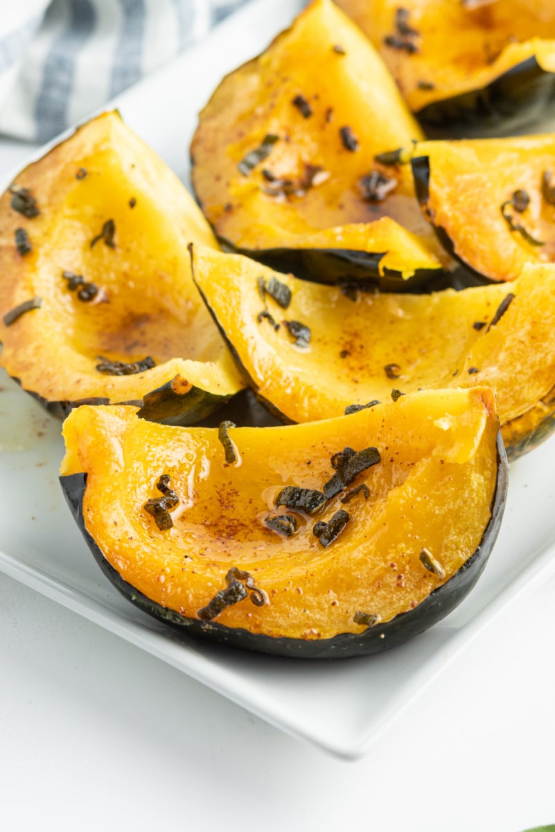 roasted winter squash with brown butter and sage