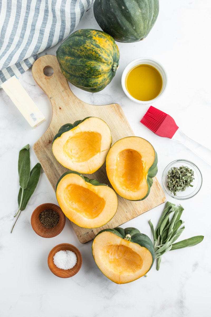 cut winter squash