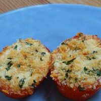 Baked Tomatoes with Goat Cheese
